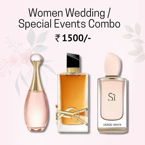 Women Wedding / Special Events Combo - 3 x 50ml