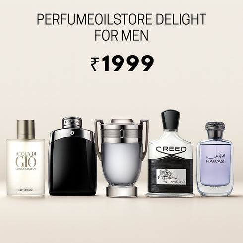perfumeoilstore Delight for Men @ 1999/- Only 30ml x 5
