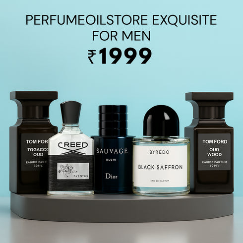 Perfumeoilstore Exquisite for Men @ 1999/- Only 30ml x 5