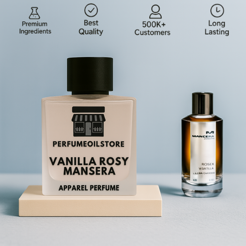 Vanilla Rosy Mansera: Romantic. Addictive. Velvety Perfume