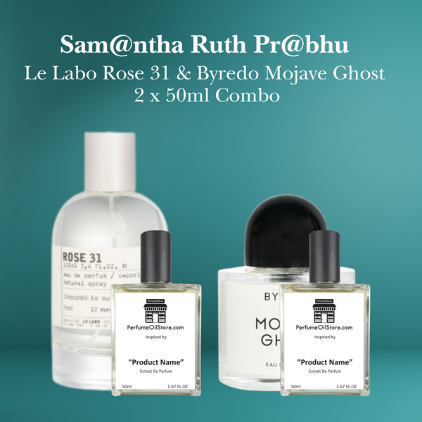Sam@ntha Ruth Pr@bhu - Le Labo Rose 31 & Byredo Mojave Ghost  2 x 50ml Combo